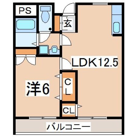 郡山駅 徒歩7分 8階の物件間取画像